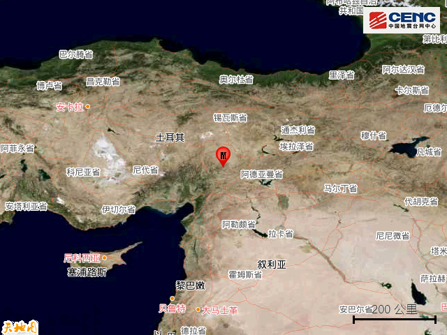 一天2次!土耳其再发7.8级地震 （震中周边5年来发生多次地震）