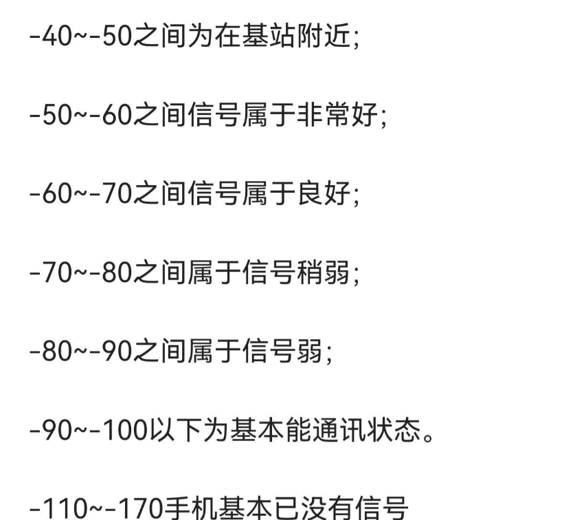 信号强度dbm多少正常（查看真实信号强度是怎么查的）